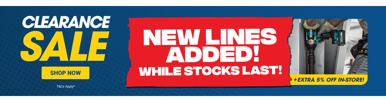 CLEARANCE SALE! UP TO 30% OFF